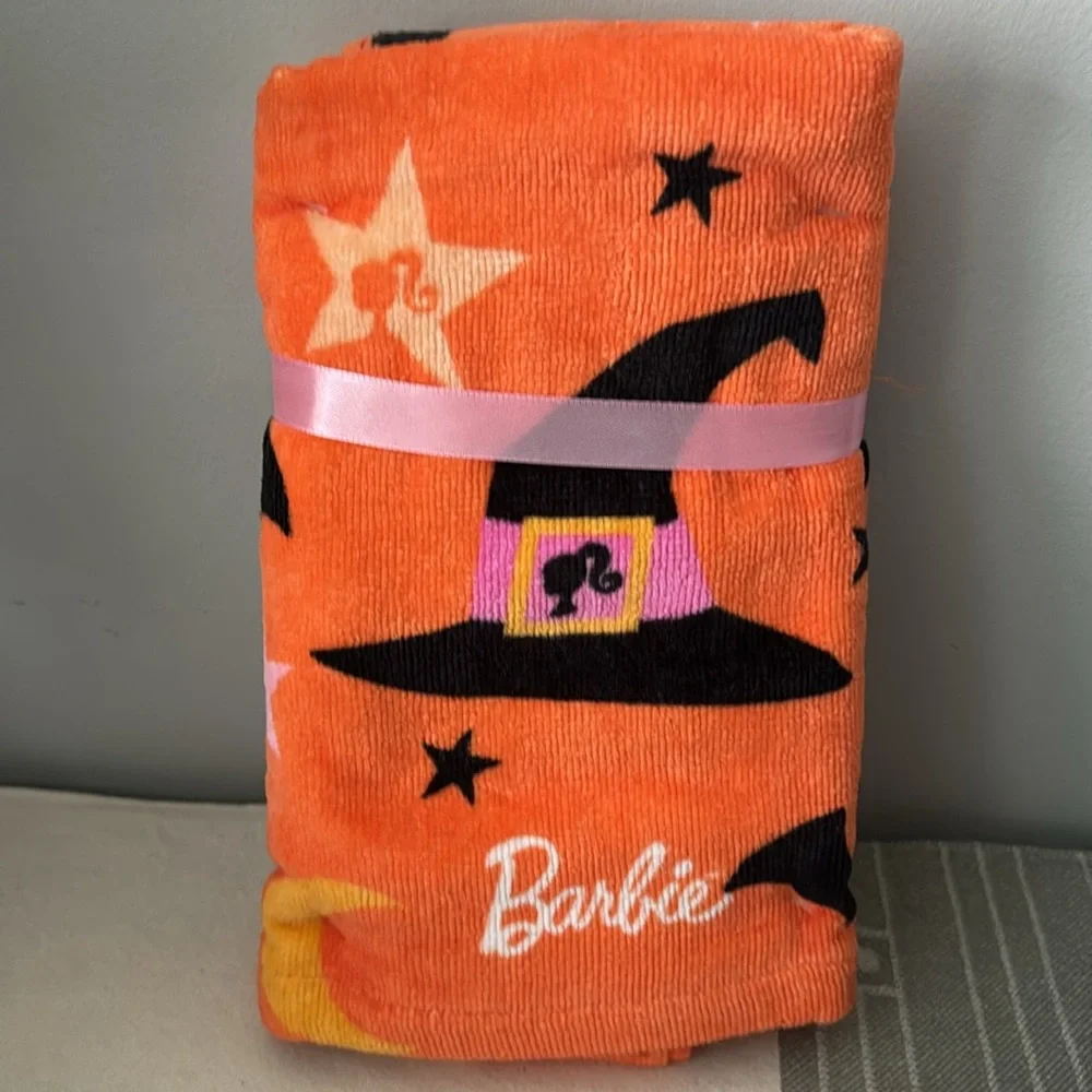 NWT set of TWO Barbie hand towels